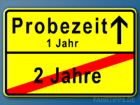 Probezeit und Zweite Ausbildungsphase