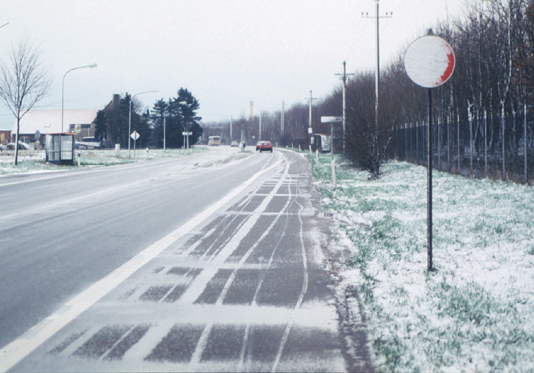 Streckenverbot im Schnee